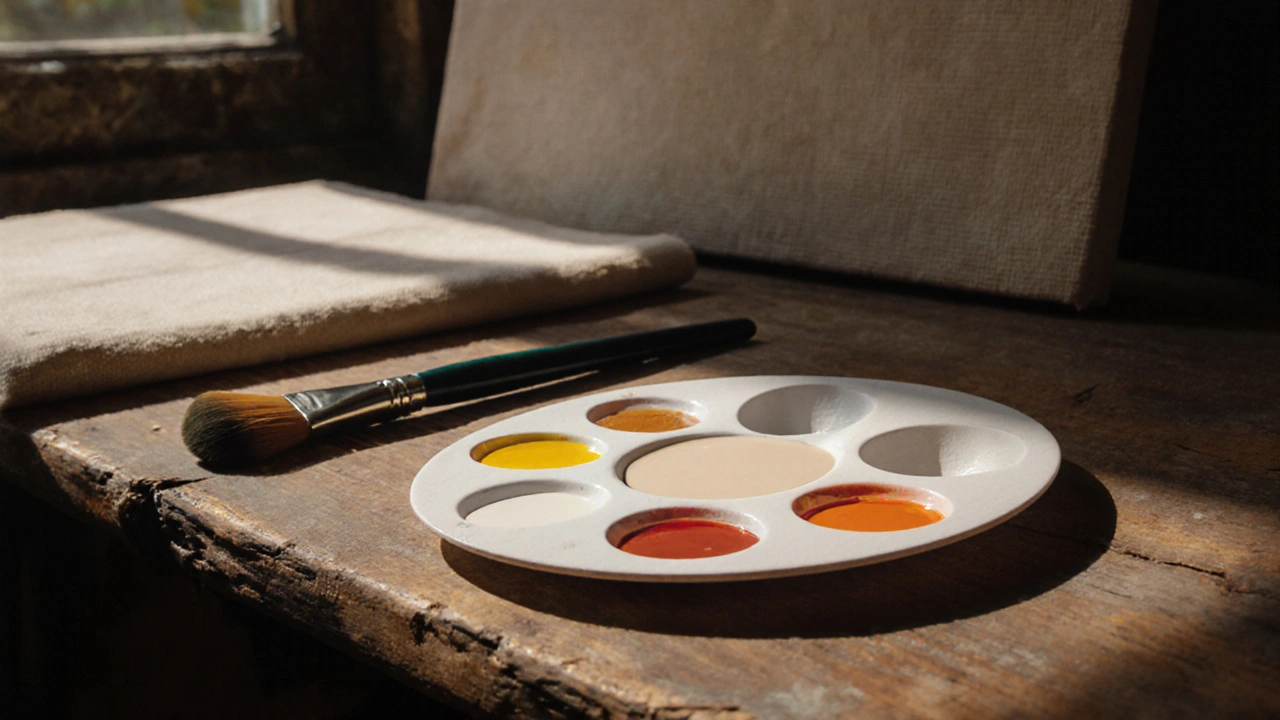 Co je barva ivory a jak ji použít v malování na plátno