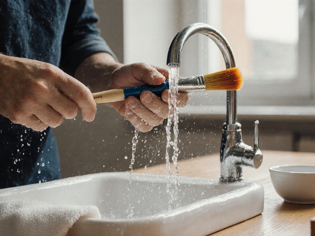 Jak se zbavit akrylové barvy ze štětce - praktický návod pro malíře