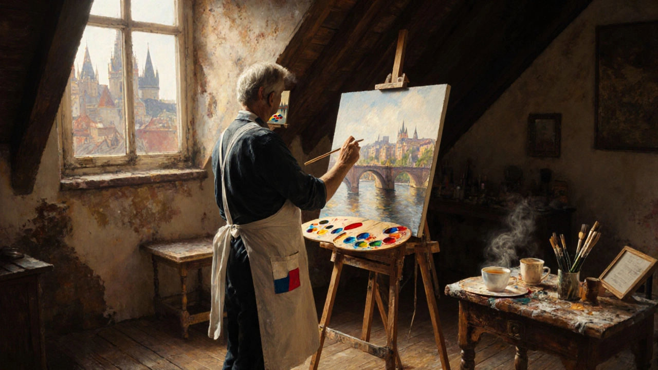 Anglický překlad slova malíř - painter, artist a další výrazy