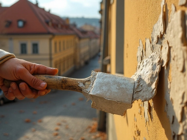 Co dělat, když se při malování loupá barva - praktický návod